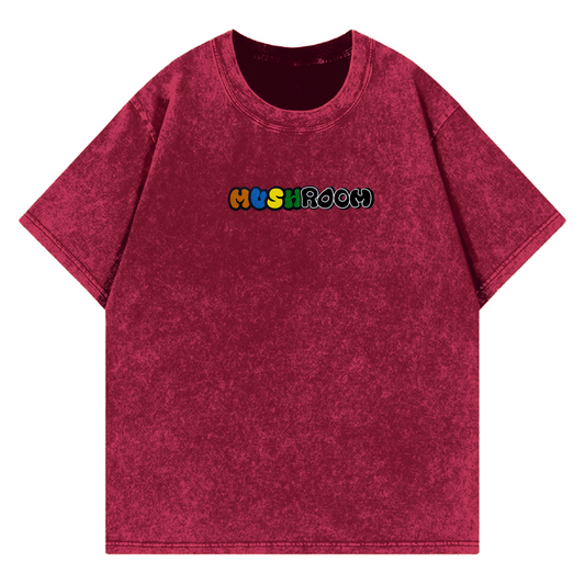 Ghost Stitch Large Mushroom Logo Tee