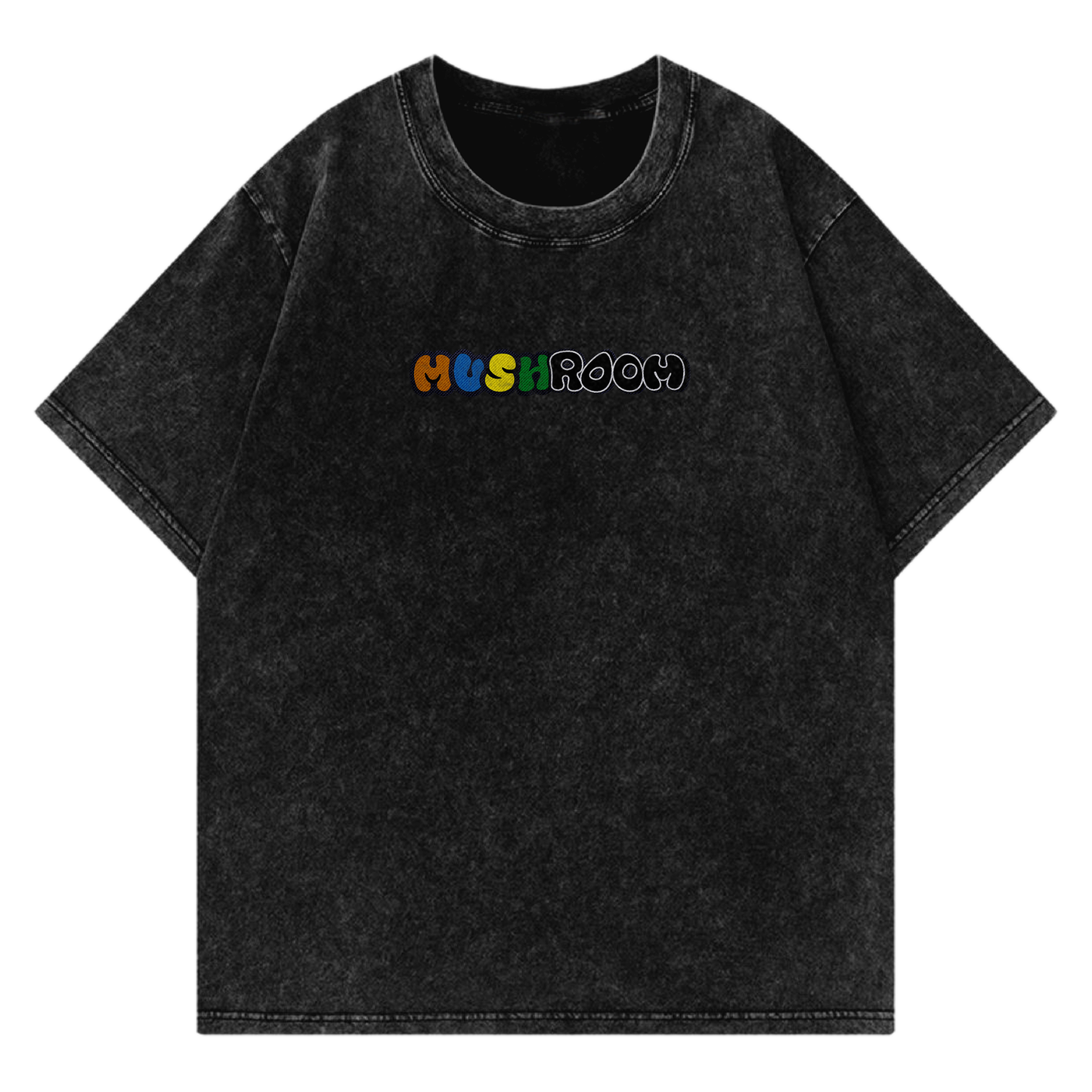 Ghost Stitch Large Mushroom Logo Tee