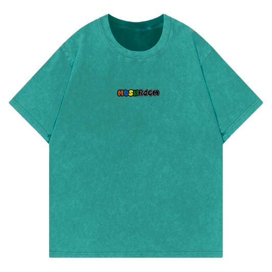 Ghost Stitch Small Mushroom Logo Tee
