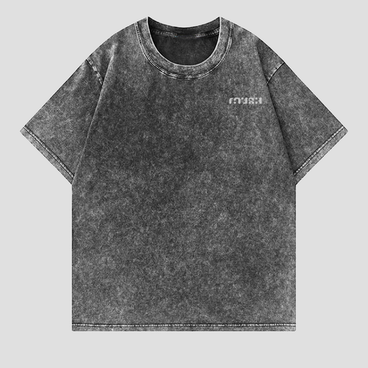 The Washed Mushroom Logo Tee